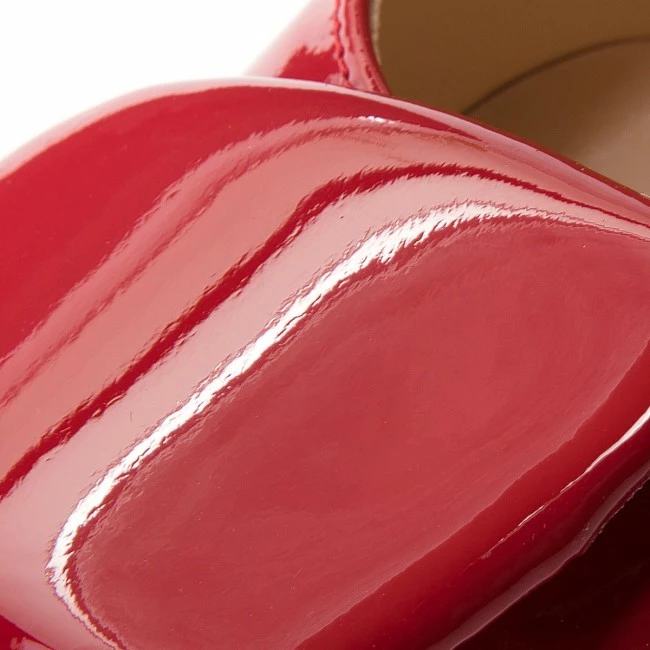 Casual Sandals Sandals SAGAN - 3192 Czerwony Lakier Red - Image 3