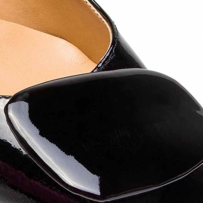 Pumps Shoes SAGAN - 4018 Czarny Lakier Black - Image 6