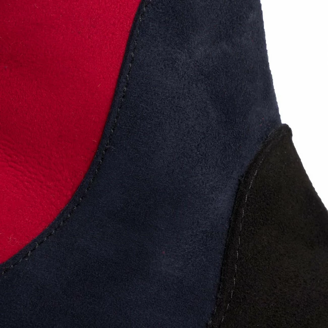 Boots SAGAN - 3888 Czerwony Welur Red, Colourful - Image 6