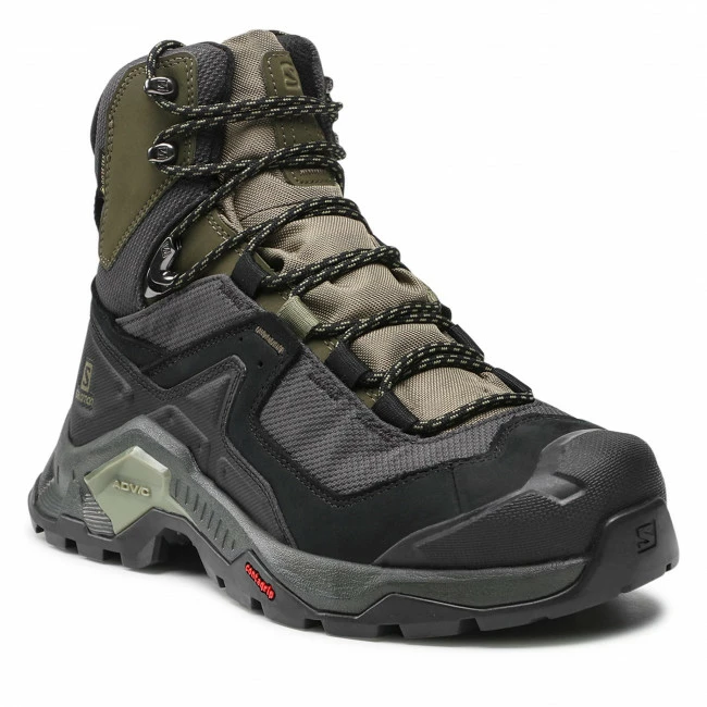 Trekker Boots SALOMON - Quest Element Gtx GORE-TEX 414571 28 V0 Black/Deep Lichen Green/Olive Night Green
