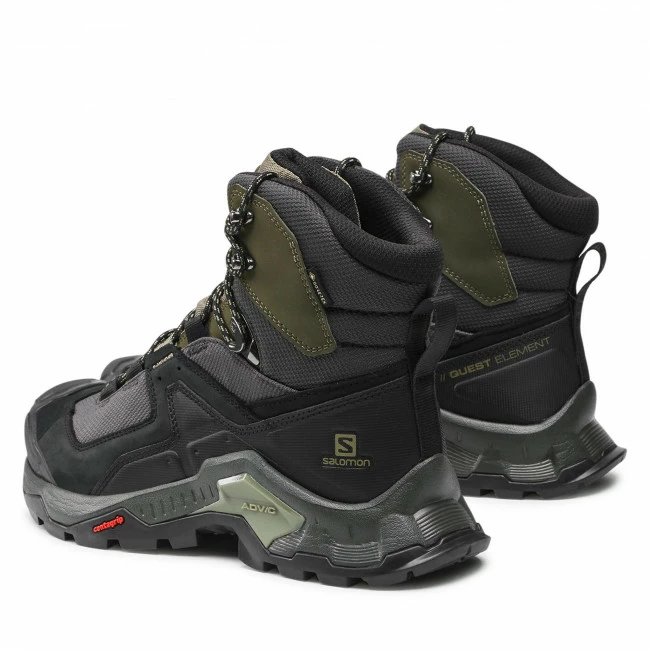 Trekker Boots SALOMON - Quest Element Gtx GORE-TEX 414571 28 V0 Black/Deep Lichen Green/Olive Night Green - Image 3
