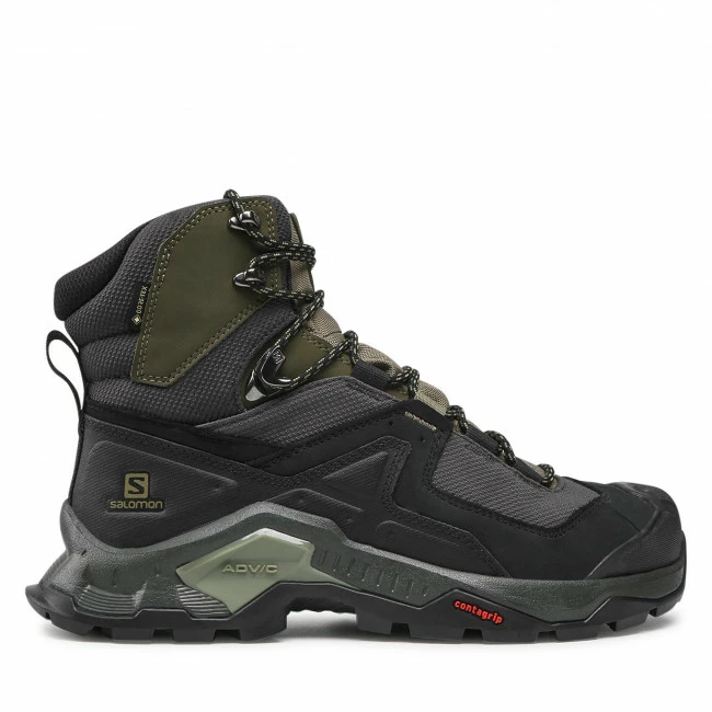 Trekker Boots SALOMON - Quest Element Gtx GORE-TEX 414571 28 V0 Black/Deep Lichen Green/Olive Night Green - Image 2