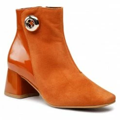 Ankle Boots SAGAN - 4667 Rudy Welur/Rudy Lakier Brown