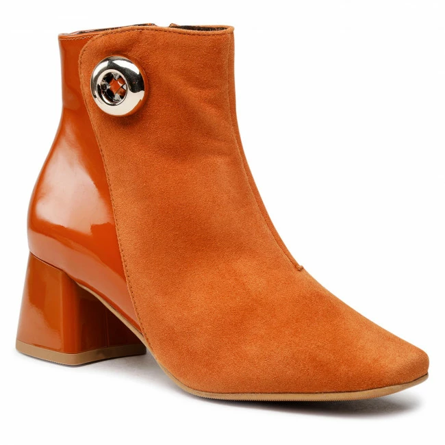 Ankle Boots SAGAN - 4667 Rudy Welur/Rudy Lakier Brown