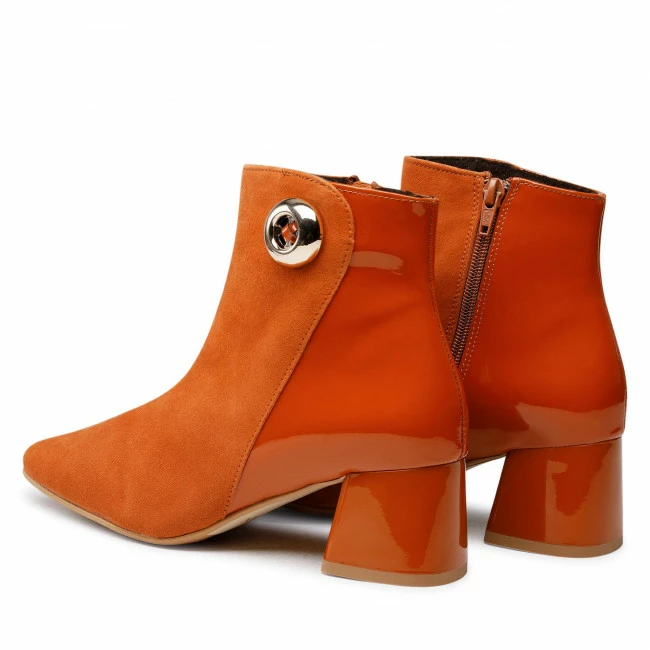 Ankle Boots SAGAN - 4667 Rudy Welur/Rudy Lakier Brown - Image 3