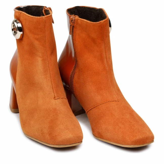 Ankle Boots SAGAN - 4667 Rudy Welur/Rudy Lakier Brown - Image 5