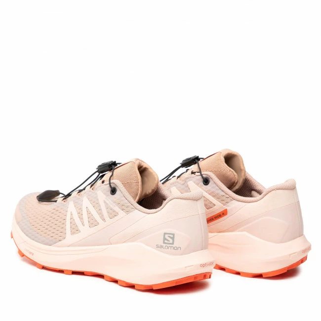 Outdoor Footwear SALOMON - Sense Ride 4 W 414503 20 V0 Sirocco/Peachy Keen/Red Orange Pink - Image 3