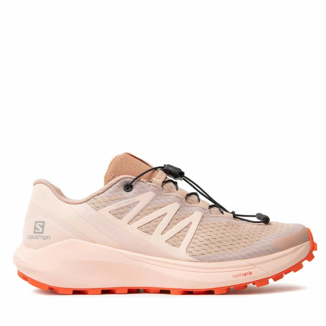 Outdoor Footwear SALOMON - Sense Ride 4 W 414503 20 V0 Sirocco/Peachy Keen/Red Orange Pink - Image 2
