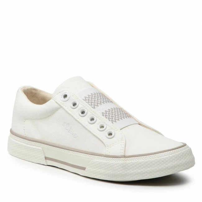 Sneakers Plimsolls S.OLIVER - 5-24600-28 White 100 White