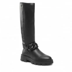 Jackboots Knee High Boots S.OLIVER - 5-25605-29 Black 001 Black