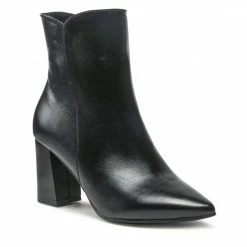 Ankle Boots SAGAN - 4847 Czarny Lico Black