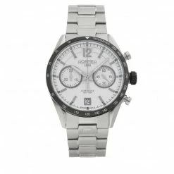 Men's Wristwatch ROAMER - Superior Chrono II 510902 41 14 50 Silver/White White, Silver