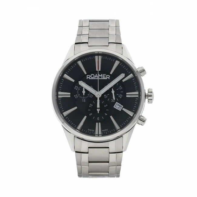 Men's Wristwatch ROAMER - Superior Chrono 508837 41 55 50 Silver/Silver Silver