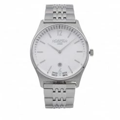 Men's Wristwatch ROAMER - Elements 650810 41 15 50 Silver/Silver Silver