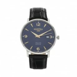 Men's Wristwatch ROAMER - Valais 958833 41 40 05 Black/Silver Black, Silver