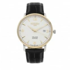 Men's Wristwatch ROAMER - Valais 958833 47 14 05 Black/White Black