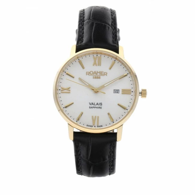 Men's Wristwatch ROAMER - Valais 958844 48 13 05 Black Black