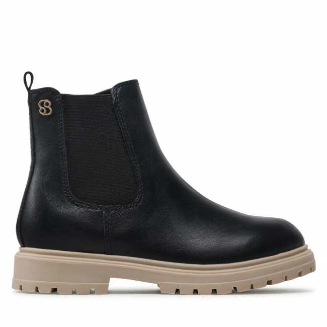 Unisex Ankle Boots S.OLIVER - 5-45403-29 Black/Butter 048 Black - Image 2