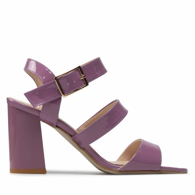 Casual Sandals Sandals SAGAN - 4809 Wrzos Ciemny Lakier Purple - Image 2