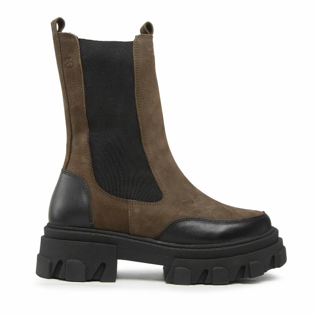 Elastic-sides Chelsea Boots S.OLIVER - 5-25467-39 Khaki 701 Khaki - Image 2