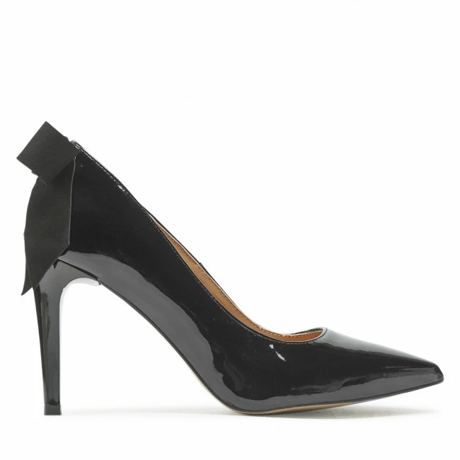 Stilettos SAGAN - 4889 Czarny Lakier Black - Image 2