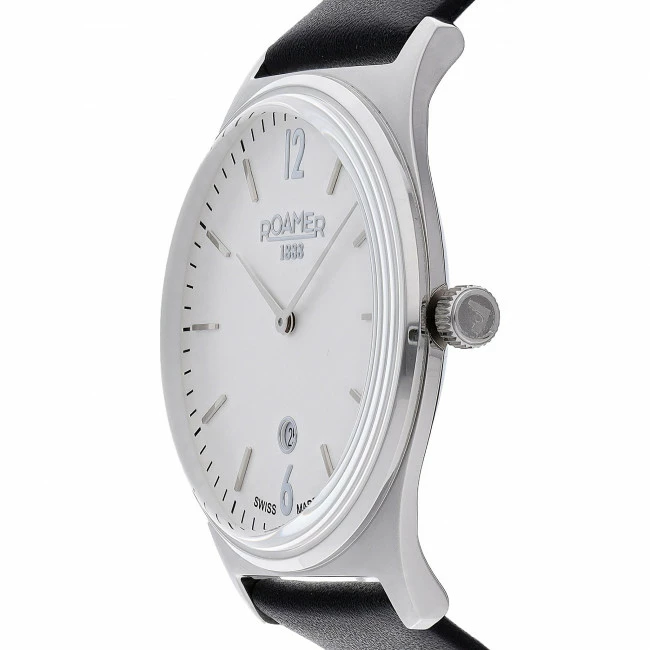 Men's Wristwatch ROAMER - Elements Gents 650810 41 15 05 Black/Silver Black, Silver - Image 2