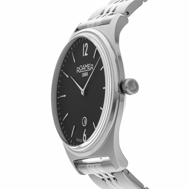 Men's Wristwatch ROAMER - Elements Gents 650810 41 55 50 Silver Silver - Image 2