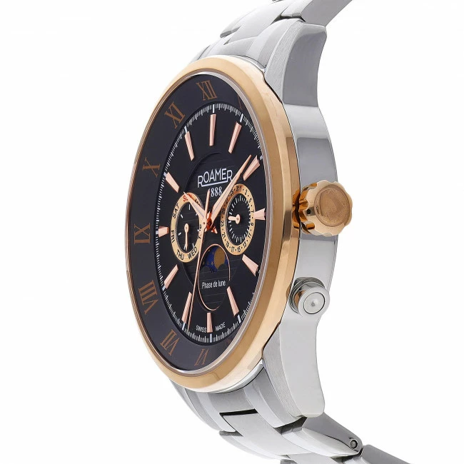 Men's Wristwatch ROAMER - Superior Moonphase 508821 47 53 50 Silver Silver - Image 2
