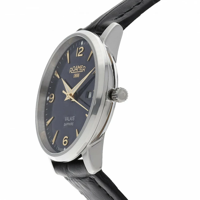 Women's Wristwatch ROAMER - Valais 958844 41 40 0 Silver/Black Black, Silver - Image 2