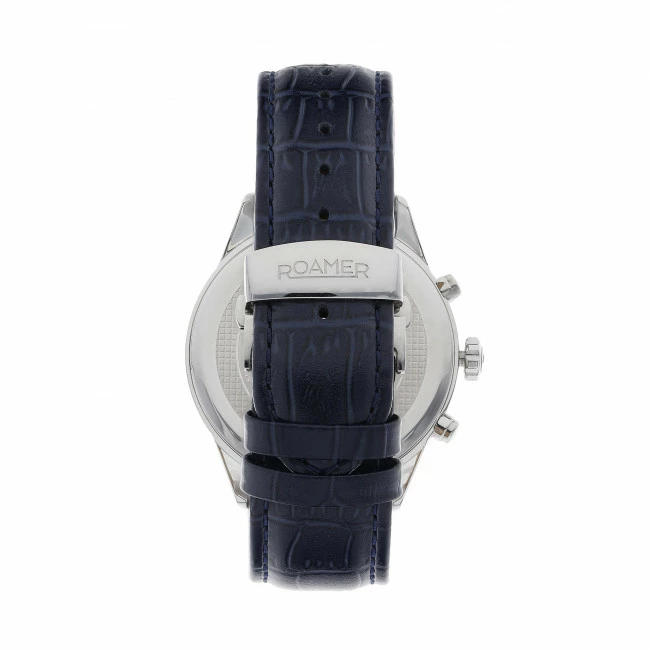 Men's Wristwatch ROAMER - Superior Chrono 508837 41 40 05 Navy/Silver Navy Blue, Silver - Image 3