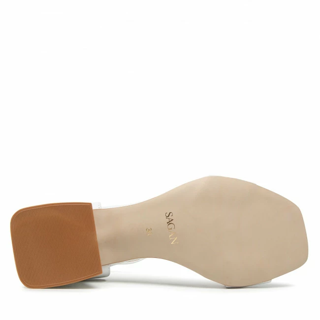 Casual Sandals Sandals SAGAN - 4205 Biały Lico White - Image 4