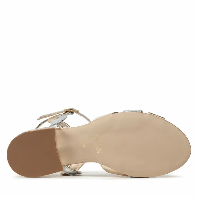 Casual Sandals Sandals SAGAN - 4812 Złoty Lico Gold - Image 4