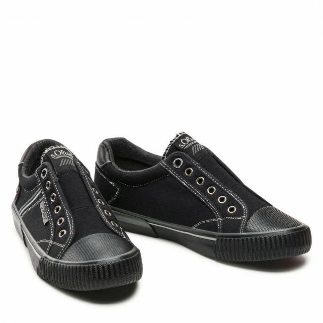 Plimsolls Sneakers S.OLIVER - 5-14603-28 Black 001 Black - Image 5