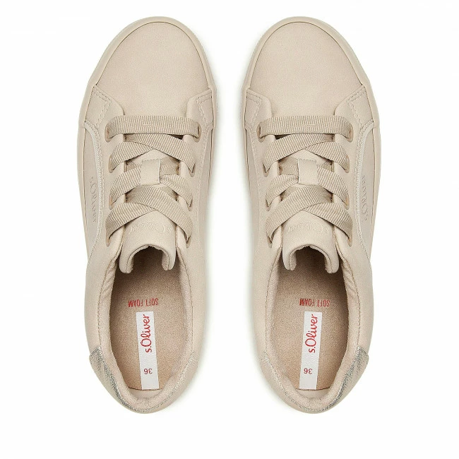 Sneakers Trainers S.OLIVER - 5-23614-39 Beige 400 Beige - Image 5