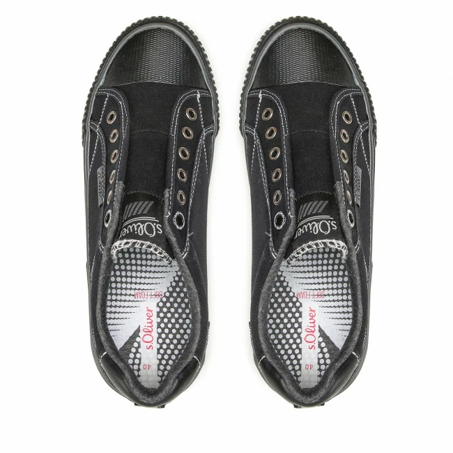 Plimsolls Sneakers S.OLIVER - 5-14603-28 Black 001 Black - Image 6