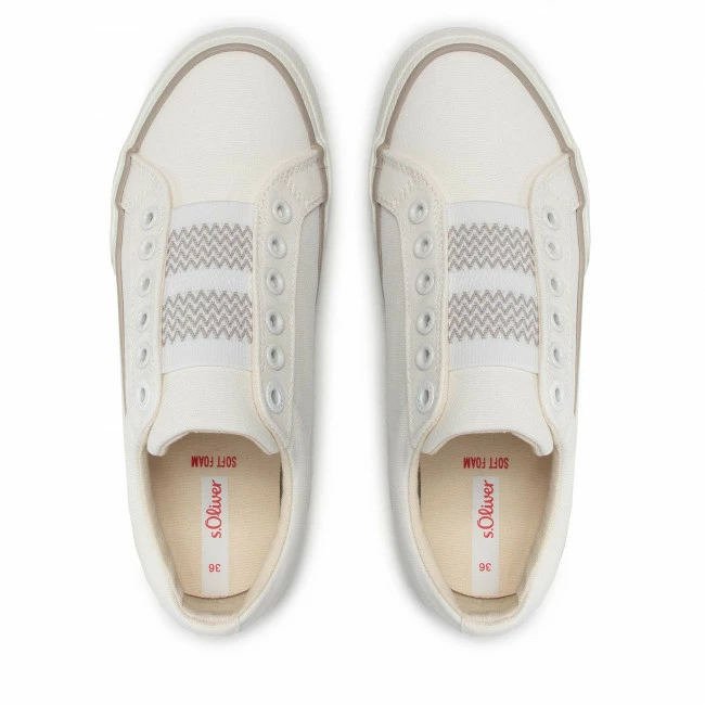 Sneakers Plimsolls S.OLIVER - 5-24600-28 White 100 White - Image 6