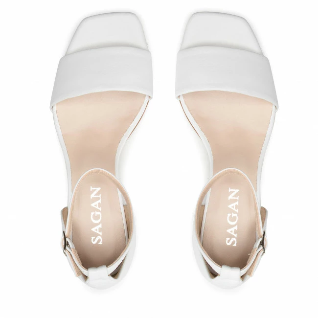 Casual Sandals Sandals SAGAN - 4205 Biały Lico White - Image 6