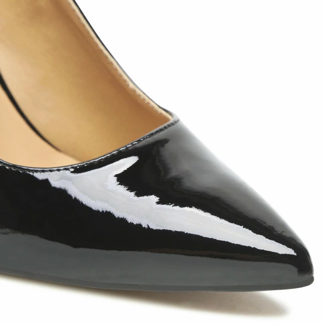 Stilettos SAGAN - 4889 Czarny Lakier Black - Image 6