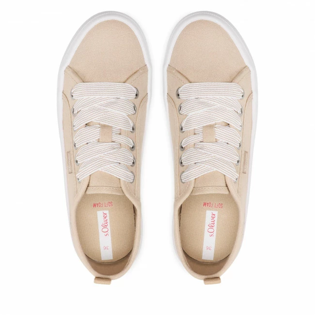 Sneakers Plimsolls S.OLIVER - 5-23618-28 Beige 400 Brown - Image 6